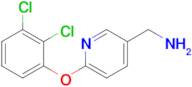 (6-(2,3-Dichlorophenoxy)pyridin-3-yl)methanamine