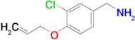 (4-(Allyloxy)-3-chlorophenyl)methanamine