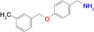 (4-((3-Methylbenzyl)oxy)phenyl)methanamine