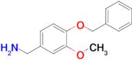 (4-(Benzyloxy)-3-methoxyphenyl)methanamine