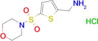 (5-(Morpholinosulfonyl)thiophen-2-yl)methanamine hydrochloride