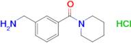 (3-(Aminomethyl)phenyl)(piperidin-1-yl)methanone hydrochloride