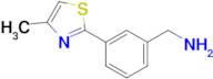 (3-(4-Methylthiazol-2-yl)phenyl)methanamine