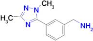 (3-(1,3-Dimethyl-1h-1,2,4-triazol-5-yl)phenyl)methanamine