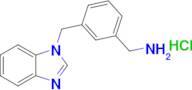 (3-((1h-Benzo[d]imidazol-1-yl)methyl)phenyl)methanamine hydrochloride