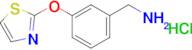 (3-(Thiazol-2-yloxy)phenyl)methanamine hydrochloride