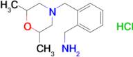 (2-((2,6-Dimethylmorpholino)methyl)phenyl)methanamine hydrochloride