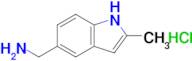 (2-Methyl-1h-indol-5-yl)methanamine hydrochloride
