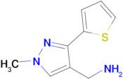 (1-Methyl-3-(thiophen-2-yl)-1h-pyrazol-4-yl)methanamine