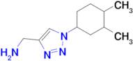 (1-(3,4-Dimethylcyclohexyl)-1h-1,2,3-triazol-4-yl)methanamine