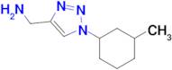 (1-(3-Methylcyclohexyl)-1h-1,2,3-triazol-4-yl)methanamine