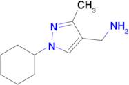 (1-Cyclohexyl-3-methyl-1h-pyrazol-4-yl)methanamine