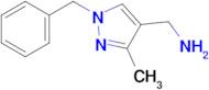 (1-Benzyl-3-methyl-1h-pyrazol-4-yl)methanamine