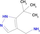 1-(5-tert-butyl-1H-pyrazol-4-yl)methanamine