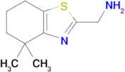 (4,4-Dimethyl-4,5,6,7-tetrahydrobenzo[d]thiazol-2-yl)methanamine