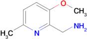 (3-Methoxy-6-methylpyridin-2-yl)methanamine