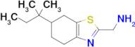 (6-(Tert-pentyl)-4,5,6,7-tetrahydrobenzo[d]thiazol-2-yl)methanamine