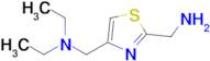 n-((2-(Aminomethyl)thiazol-4-yl)methyl)-N-ethylethanamine