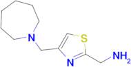 (4-(Azepan-1-ylmethyl)thiazol-2-yl)methanamine