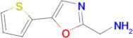 (5-(Thiophen-2-yl)oxazol-2-yl)methanamine