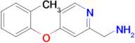 (4-(O-tolyloxy)pyridin-2-yl)methanamine