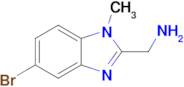 (5-Bromo-1-methyl-1h-benzo[d]imidazol-2-yl)methanamine