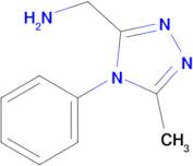 (5-Methyl-4-phenyl-4h-1,2,4-triazol-3-yl)methanamine