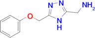 (5-(Phenoxymethyl)-4h-1,2,4-triazol-3-yl)methanamine