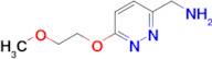 (6-(2-Methoxyethoxy)pyridazin-3-yl)methanamine