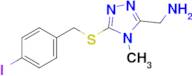 (5-((4-Iodobenzyl)thio)-4-methyl-4h-1,2,4-triazol-3-yl)methanamine