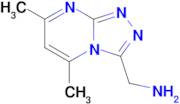 (5,7-Dimethyl-[1,2,4]triazolo[4,3-a]pyrimidin-3-yl)methanamine