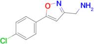 (5-(4-Chlorophenyl)isoxazol-3-yl)methanamine