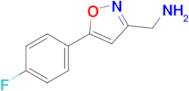 (5-(4-Fluorophenyl)isoxazol-3-yl)methanamine