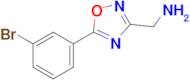 (5-(3-Bromophenyl)-1,2,4-oxadiazol-3-yl)methanamine