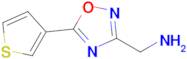 (5-(Thiophen-3-yl)-1,2,4-oxadiazol-3-yl)methanamine