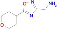 (5-(Tetrahydro-2h-pyran-4-yl)-1,2,4-oxadiazol-3-yl)methanamine