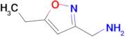 (5-Ethylisoxazol-3-yl)methanamine