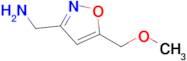 (5-(Methoxymethyl)isoxazol-3-yl)methanamine