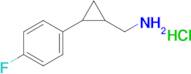 (2-(4-Fluorophenyl)cyclopropyl)methanamine hydrochloride
