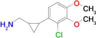 (2-(2-Chloro-3,4-dimethoxyphenyl)cyclopropyl)methanamine