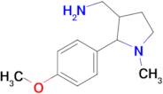 (2-(4-Methoxyphenyl)-1-methylpyrrolidin-3-yl)methanamine