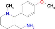 (2-(4-Methoxyphenyl)-1-methylpiperidin-3-yl)methanamine