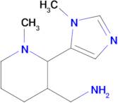 (1-Methyl-2-(1-methyl-1h-imidazol-5-yl)piperidin-3-yl)methanamine