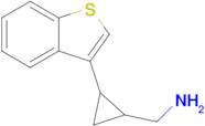 (2-(Benzo[b]thiophen-3-yl)cyclopropyl)methanamine