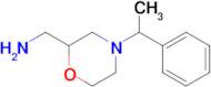 (4-(1-Phenylethyl)morpholin-2-yl)methanamine