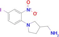 (1-(4-Iodo-2-nitrophenyl)pyrrolidin-3-yl)methanamine