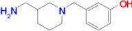 3-((3-(Aminomethyl)piperidin-1-yl)methyl)phenol