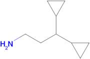 3,3-Dicyclopropylpropan-1-amine