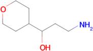 3-Amino-1-(tetrahydro-2h-pyran-4-yl)propan-1-ol