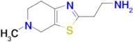 2-(5-Methyl-4,5,6,7-tetrahydrothiazolo[5,4-c]pyridin-2-yl)ethan-1-amine